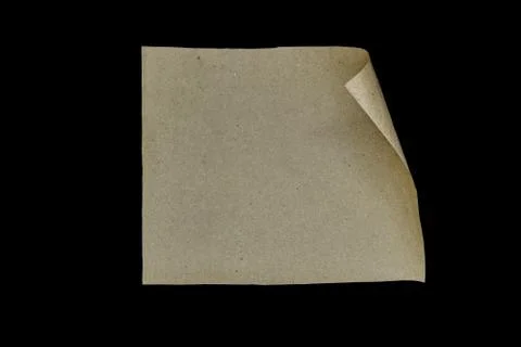Craft beige scroll paper Stock Photos