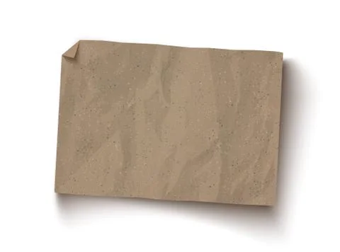 Craft brown paper texture. Stock Illustration