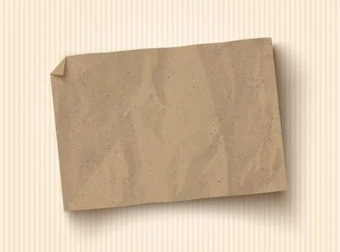 Craft brown paper texture. Stock Illustration