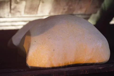 Craft cheese is made in the attic Stock Photos
