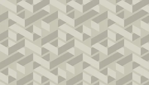 Craft geometric maze seamless pattern Illustrazione stock