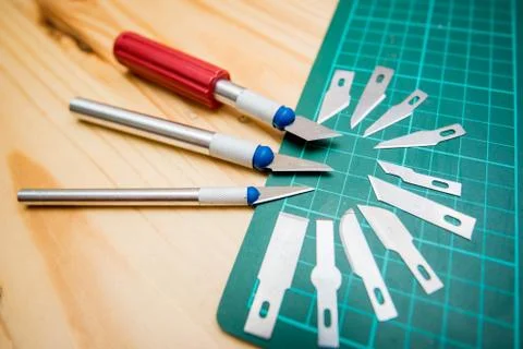 Craft Knife, cutter Stock Photos