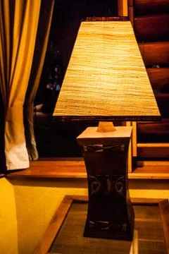 Craft lamp lit Stock Photos