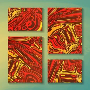 Craft Liquid Texture Vector. Handmade Watercolor Paint Abstract Background Illustrazione stock