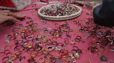 A Craft Man Making Rings From Cables In London Stock Footage 65564411