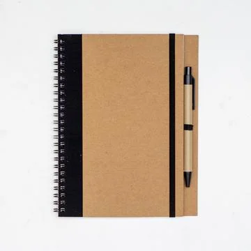 Craft notebook office Fotos de archivo