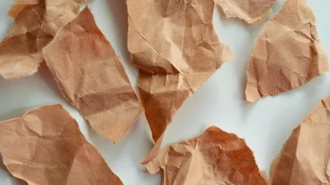 A craft paper background, adding warmth and texture to your designs. Stock Photos