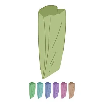 Craft paper bag vector cartoon graphic Illustration