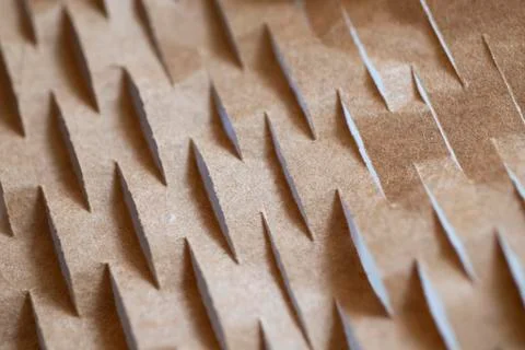 The craft paper pattern background was shot close-up Stock Photos