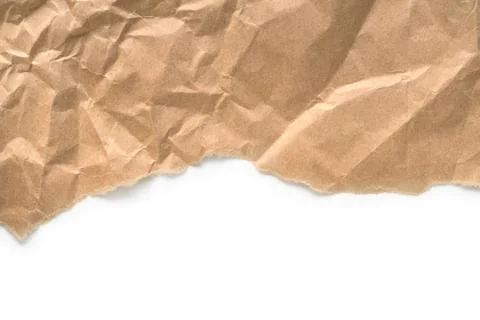 Craft paper torn edge Foto stock