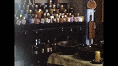 Craft Store Interior With Crafts And Candles On Display Stock-Footage 170622345