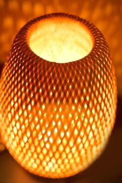 Craft table lamp Stock Photos