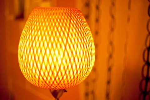 Craft table lamp Stock Photos