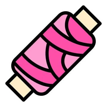 Craft thread icon vector flat Stock Illustration