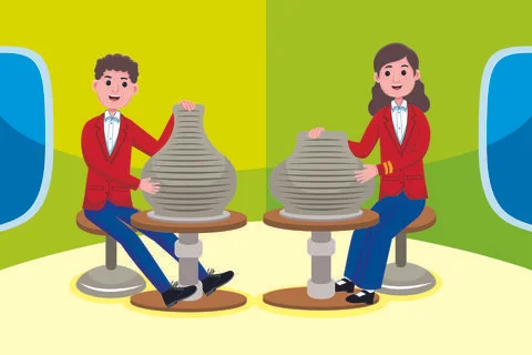 Crafter Profession Stock Illustration