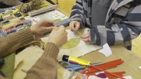 Crafting 1 Stock Footage 229578922
