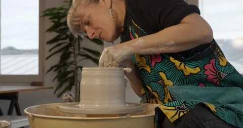 Crafting Ceramics: Stock Footage 329304071