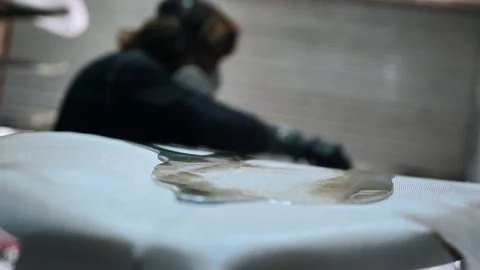 Crafting custom surfboards in a workshop: a shaper's artistry process Stock Footage 321579974