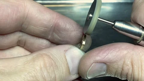 Crafting a detailed model with precision tools in a workshop setting Stock Footage 320827628