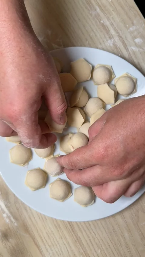Crafting Dough Balls Stock Footage 313657204
