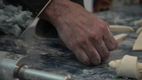 Crafting Dough Stock Footage 317472646
