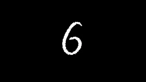 Crafting Numbers from Ten to Zero Stock-Footage 340349261