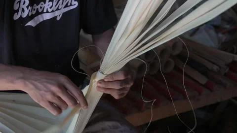 Crafting the Sasando: A Melodic Masterpiece from Rote Island Stock Footage 285118577