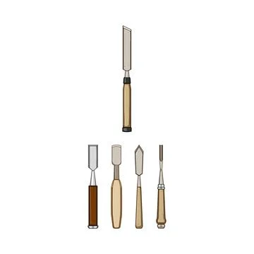 Crafting tools illustrating precision and detailed work Illustrazione stock