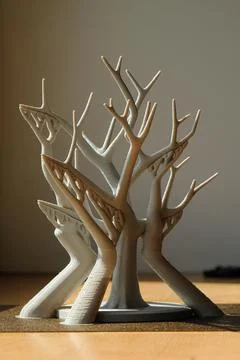 Crafting a unique 3D printed tree with delicate branches and intricate details Photos