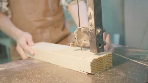 Crafting Wood: A Guide to Cutting Techniques Stock Footage 329374833