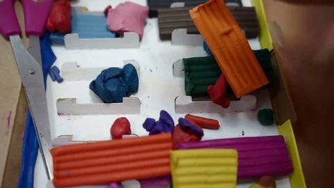 Crafts from clay Stock Footage 76835043