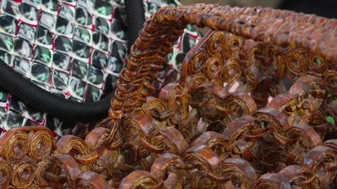 Crafts made from plastic waste 10bit 4k 60fps Stock Footage 269696609