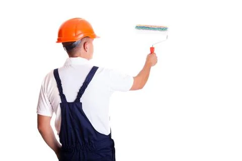 Craftsman painter Stock Photos