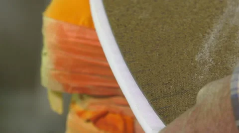 Craftsman shaper of surfboards Stock Footage 62463699