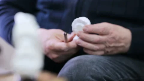 Craftsman Shaping Meerschaum Pipe Stock Footage 154942753