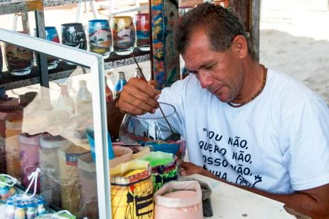 Craftsman at work Stock Photos