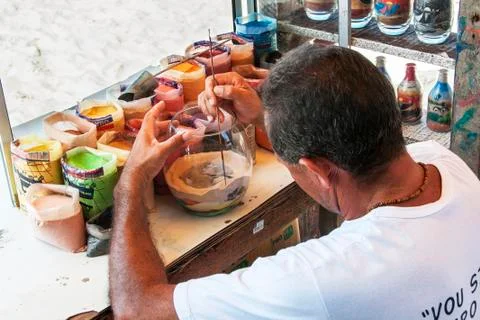 Craftsman at work Stock Photos