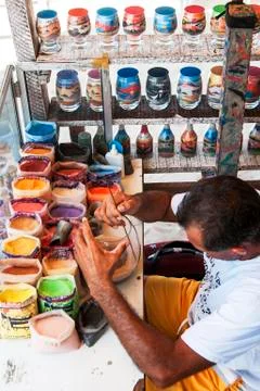 Craftsman at work 写真素材