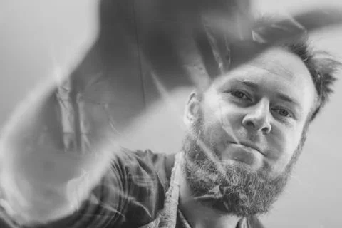 Craftsman at work in the Studio Stock Photos