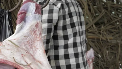 Craftsmanship in Action - A Man's Expert Hand with a Knife Stock Footage 320943619