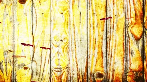 Craftsmanship butchery store classical seal with wild western part and cutlery Stock-Footage 132915415
