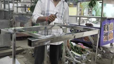 Craftsmanship Elevated - A Master at Work in the City Video stock 324156192