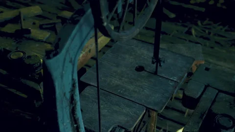 Craftsmanship Shines in a Hidden Workshop Filled With Old Tools Stock Footage 348157292