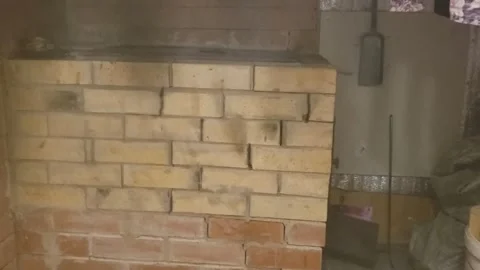 The craftsmen assembled the oven incorrectly Stock Footage 253256218