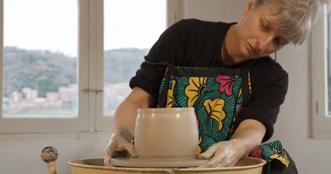 Craftswoman at Work Stock Footage 329304637