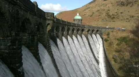 Craig Goch dam Vídeo Stock 679514