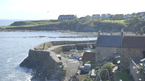 Crail Harbour Stock Footage 159476587
