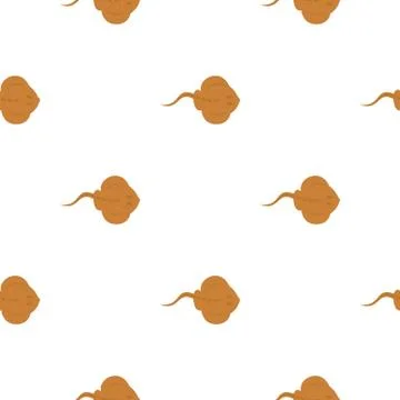 Cramp fish pattern seamless 스톡 일러스트