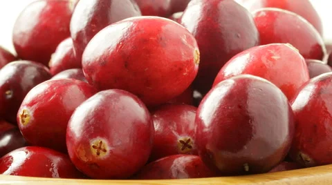 Cranberries close up tracking shot. Stock Footage 62696510