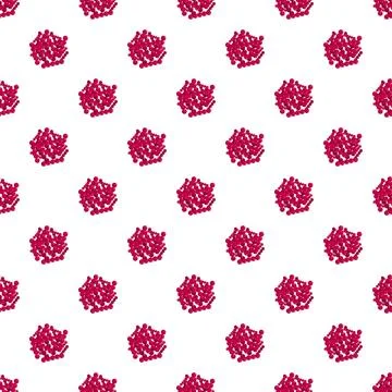 Cranberries forming seamless berry pattern background wallpaper 스톡 일러스트